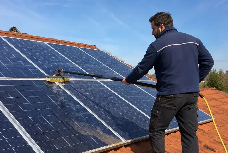Nettoyage et entretien de panneaux solaires à Saintes